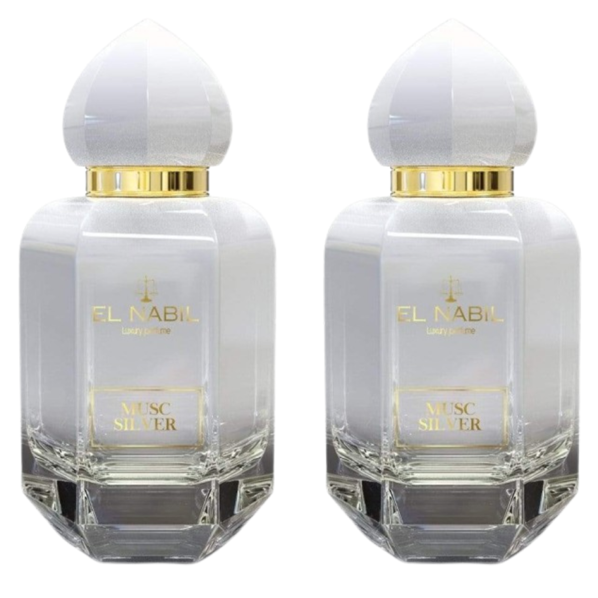 2 * 65 ml el Nabil - Musc Silver - Eau de Parfum Mixte