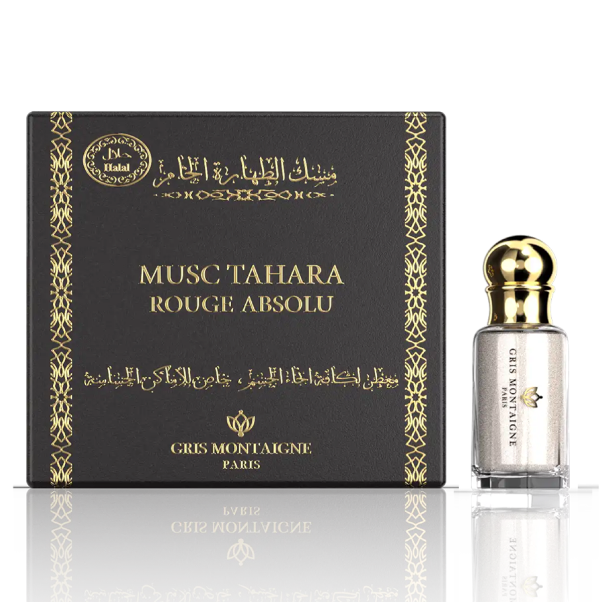 4*12ml Gris Montaigne - Musc Tahara Rouge Absolu - Parfum Konzentrat