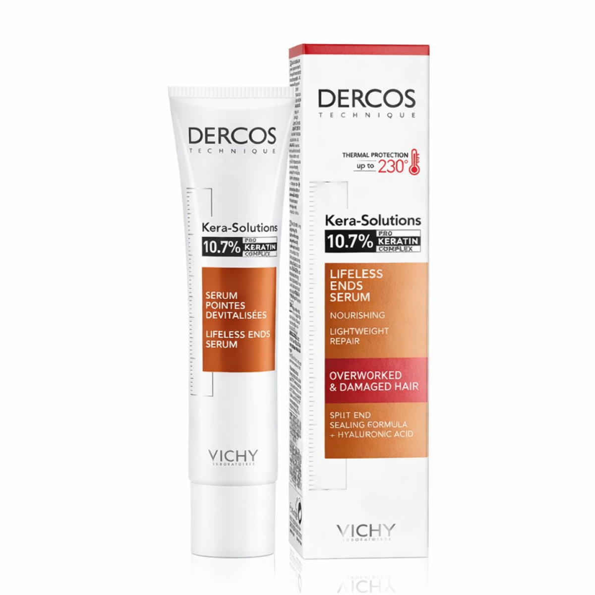 Vichy - Dercos Kera - Solutions Serum Sans Rincage Réparateur