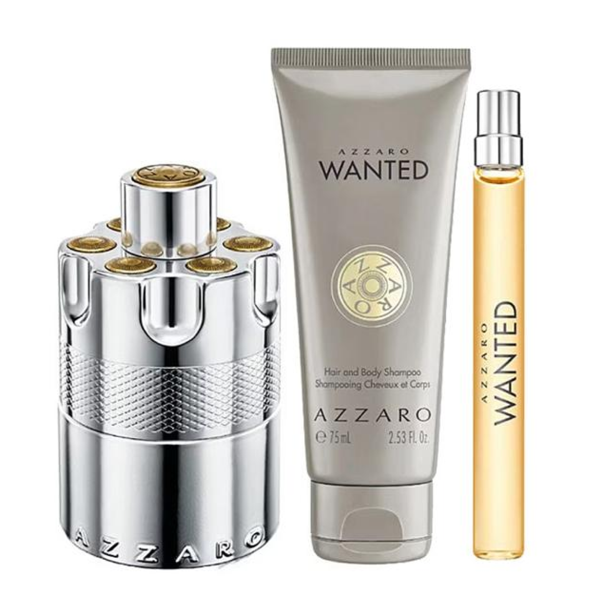 Azzaro - Wanted EDP 100ml + Edp 10ml + Duschgel 75ml
