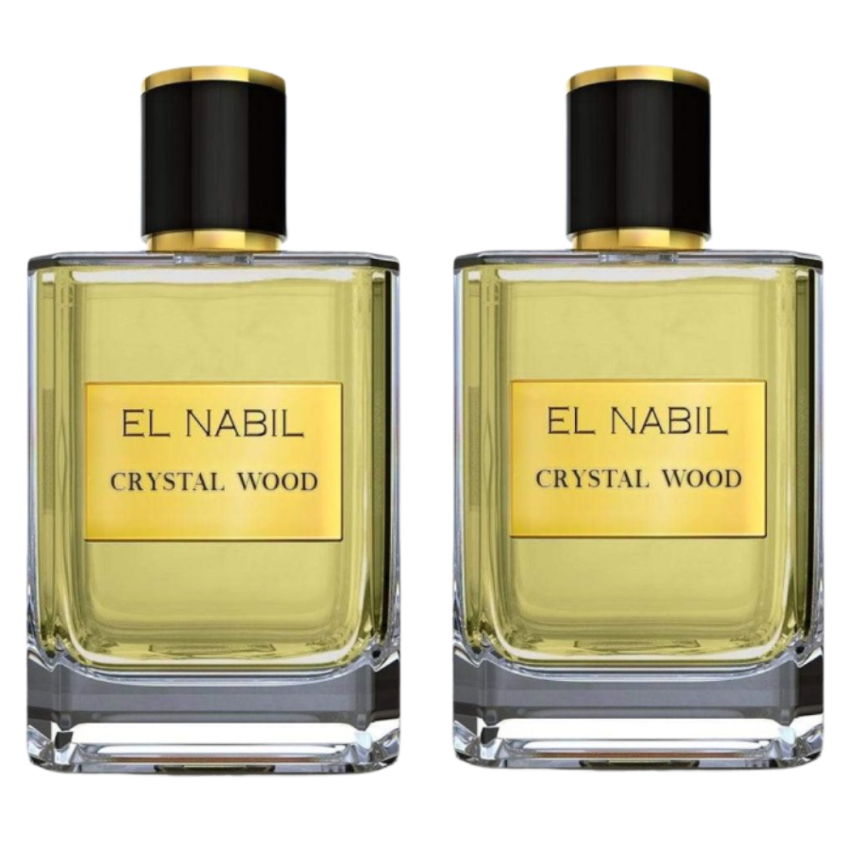 2 * 80 ml el Nabil - Crystal Wood - Eau de Parfum Mixte