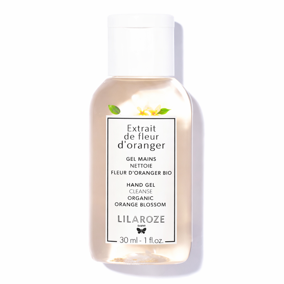 24 * 30ml Lilaroze Paris - Reinigendes Handgel Extrakt aus Fleur D'oranger