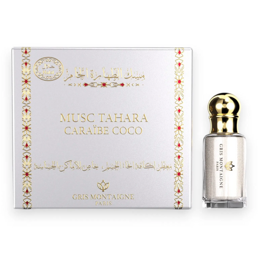 2*12ml Gris Montaigne - Musc Tahara Caraïbe Coco - Parfum Concentré