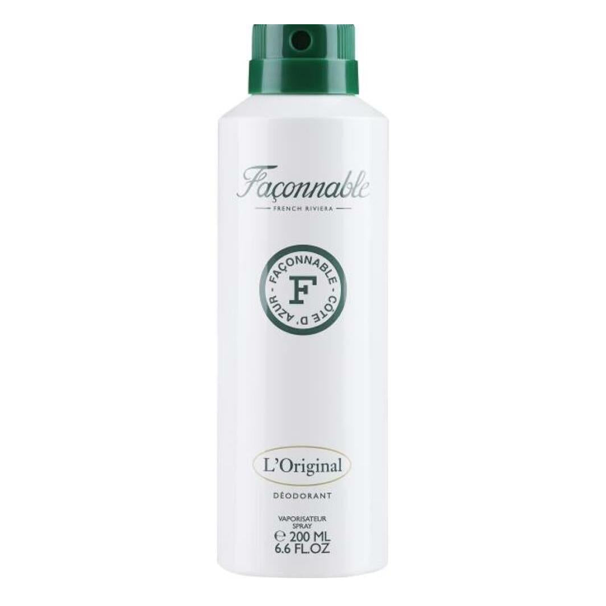 6*200ml Façonnable - L'original - Deodorant für Herren