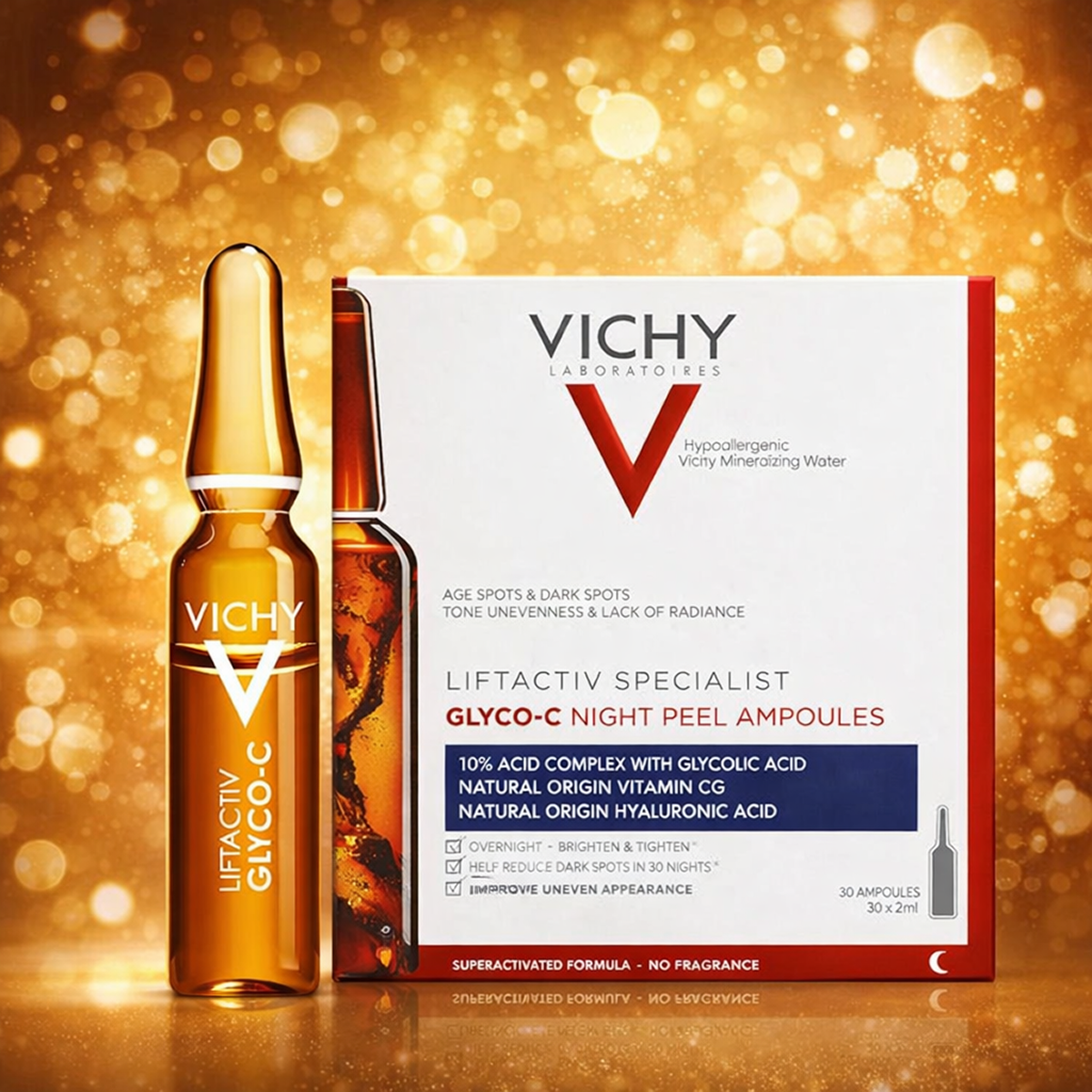Vichy - Liftactiv Specialist Glyco - c Acide Hyaluronique 10 Ampoule de 2ml