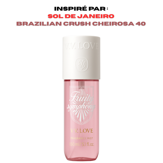 12*150ml Vv Love - Fruity Symphony - Brume Parfumée pour femme