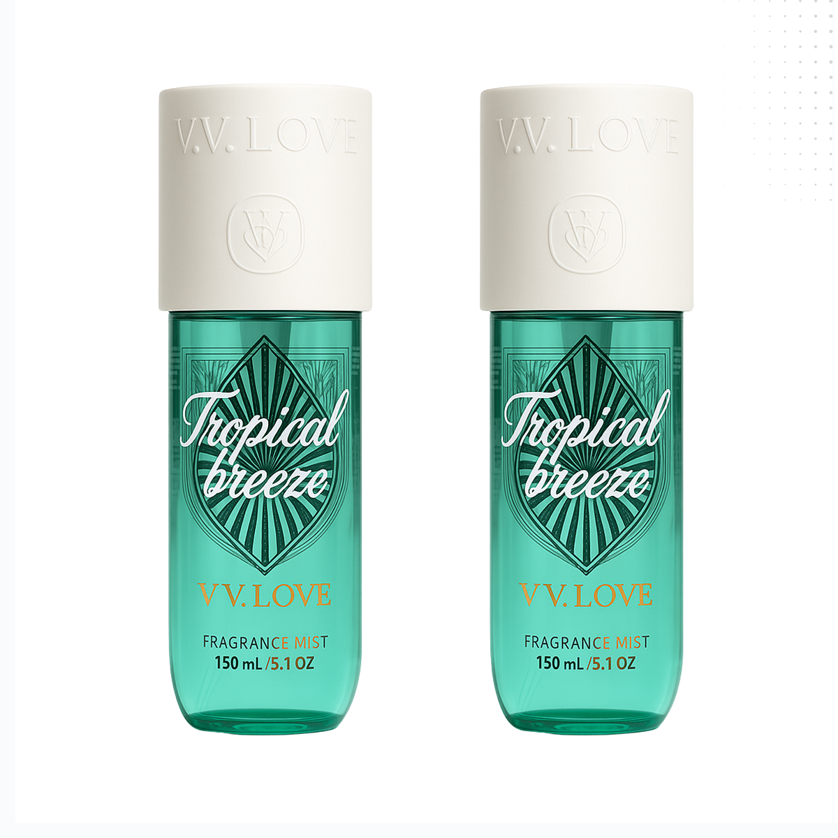 12*150ml Vv Love - Tropical Breeze - Körperspray für Damen