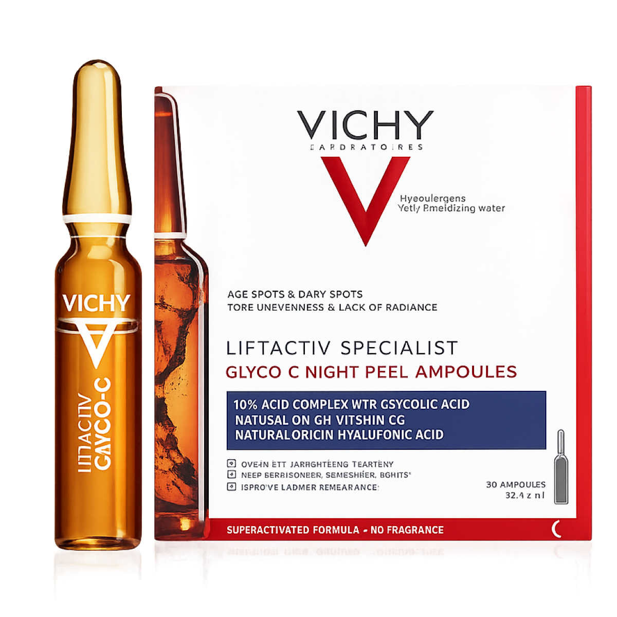Vichy - Liftactiv Specialist Glyco - c Acide Hyaluronique 10 Ampoule de 2ml