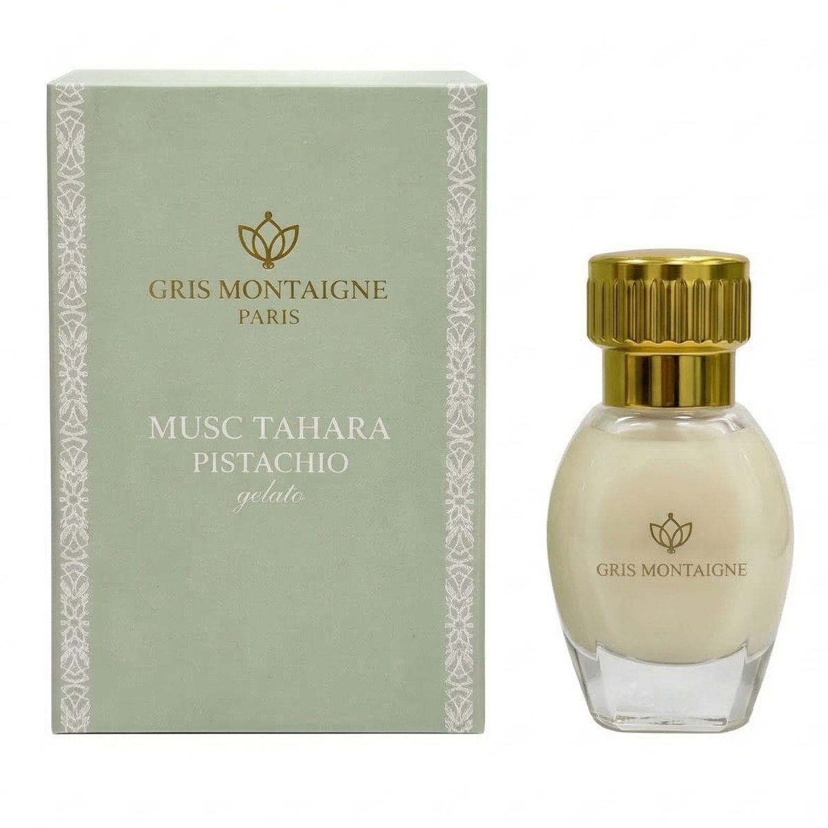 12ml * 2 Gris Montaigne - Musc Tahara Pistachio - Concentré de Parfum