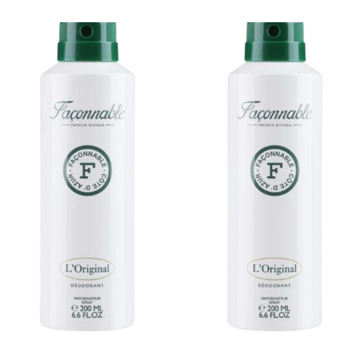 6*200ml Façonnable - L'original - Deodorant für Herren