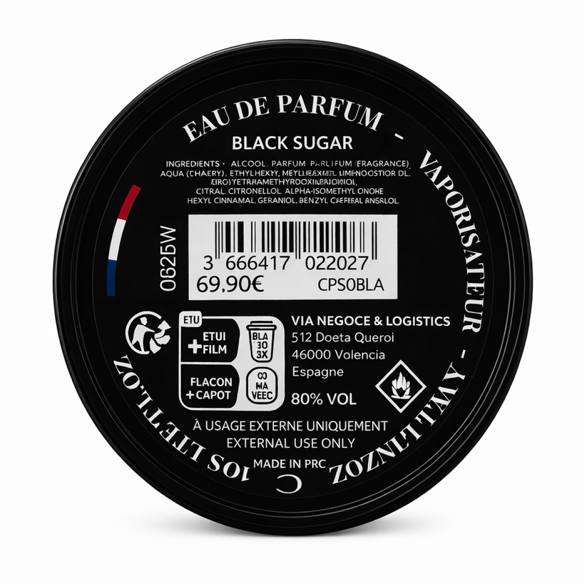 Collection Privée - Black Sugar - Eau de parfum Unisex