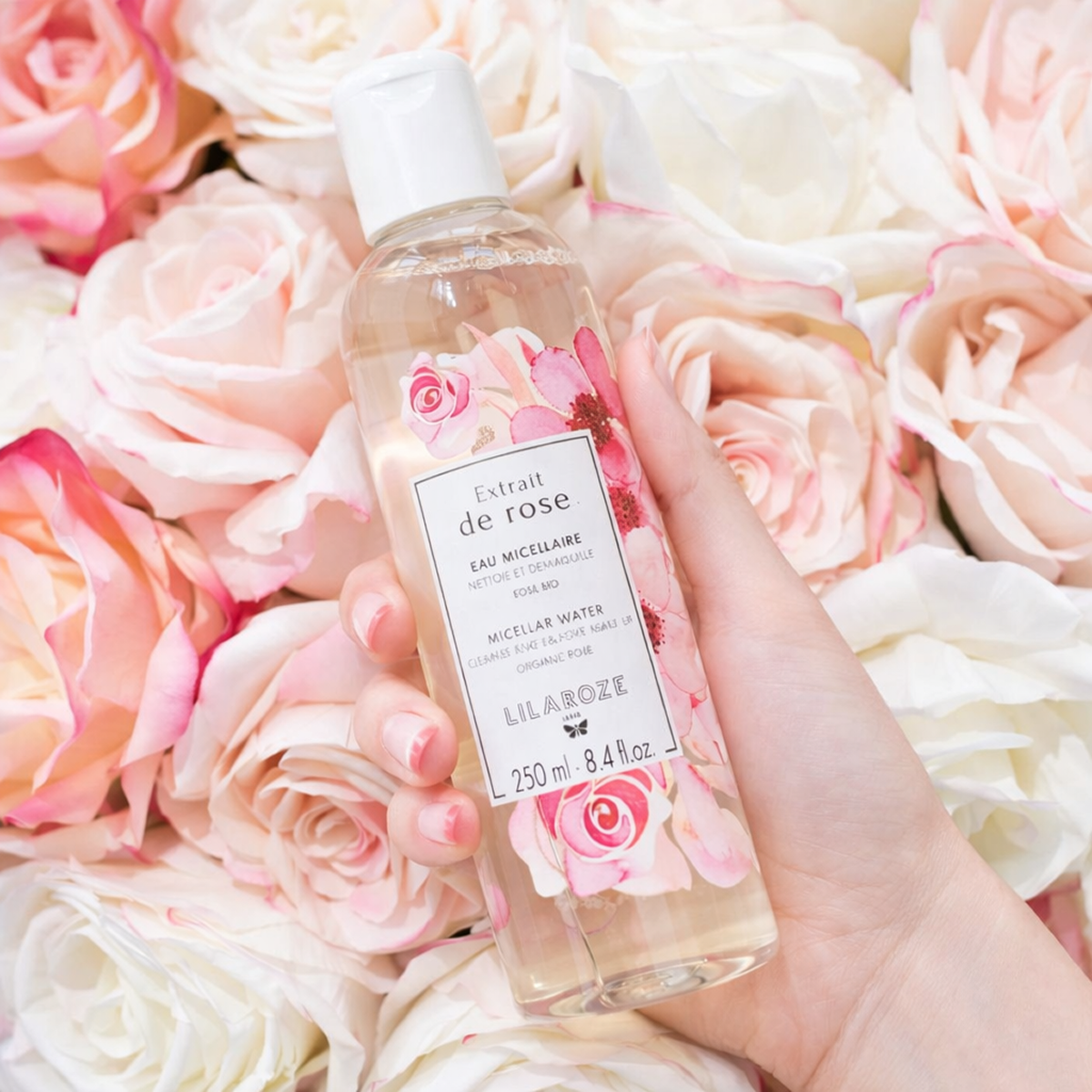Lilaroze Paris - Mizellenwasser Extrakt aus Rose Nettoie et Démaquille Bio