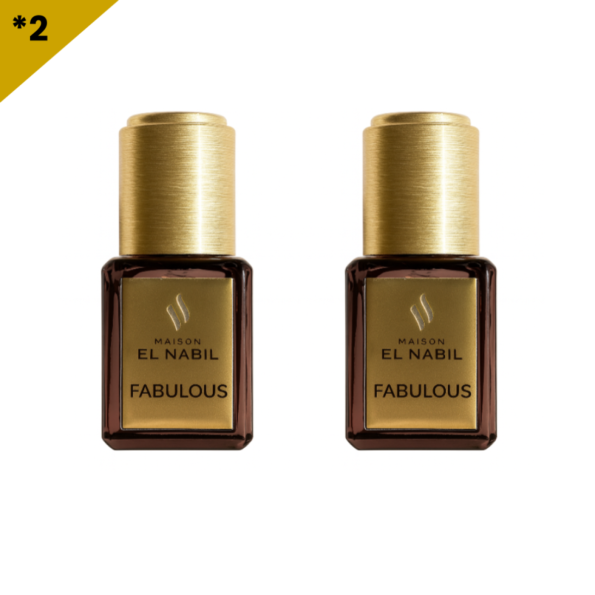 6*5ml el Nabil - Fabulous - Parfum Concentré Sans Alcool