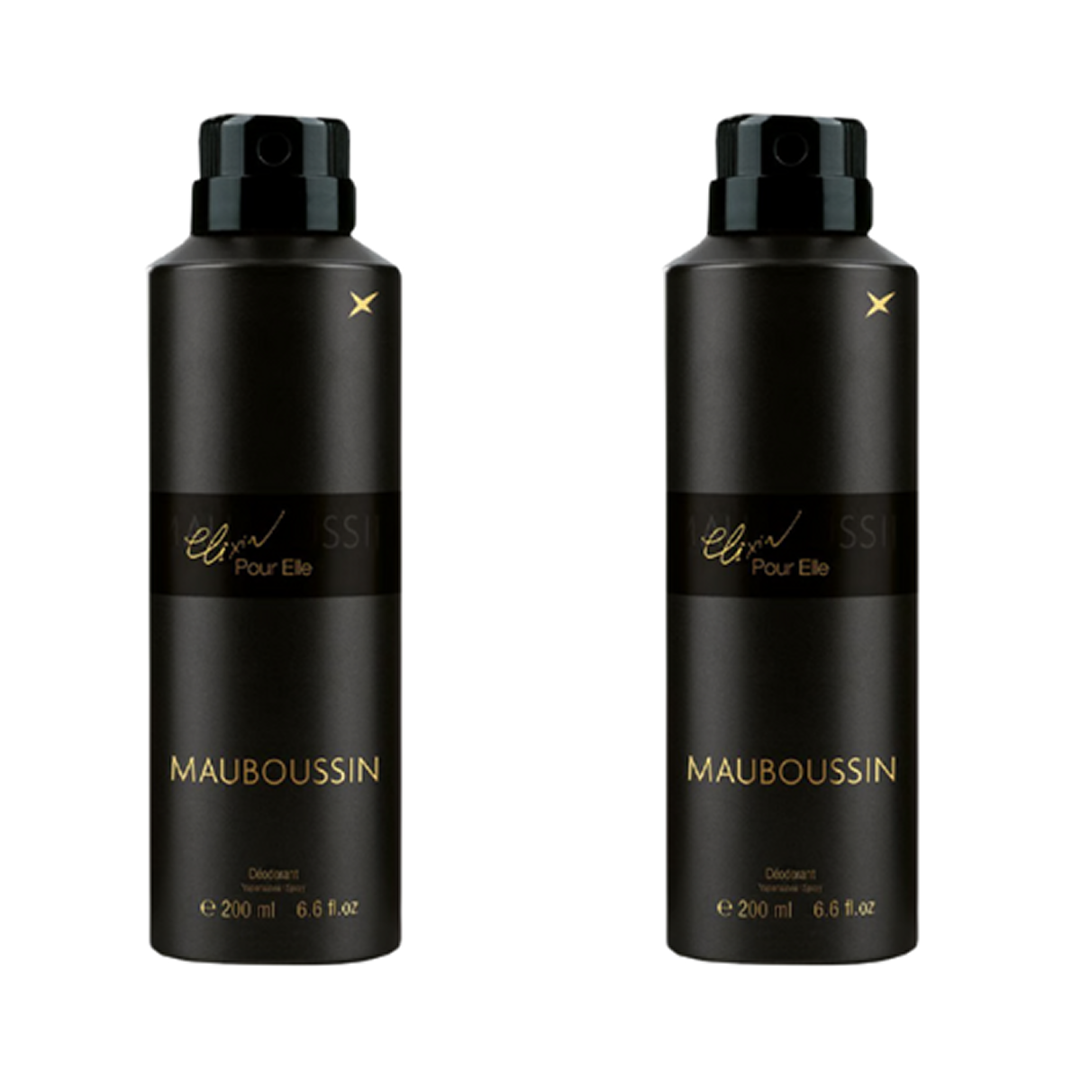 6*200ml Mauboussin - Elixir pour Elle - Déodorant pour femme