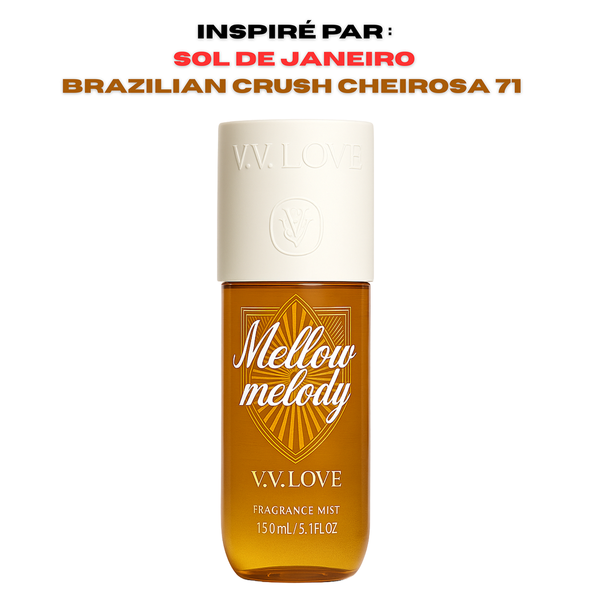 12*150ml Vv Love - Mellow Melody - Körperspray für Damen