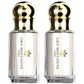 2*12ml Gris Montaigne - Musc Tahara Rouh Al Arab - Parfum Concentré