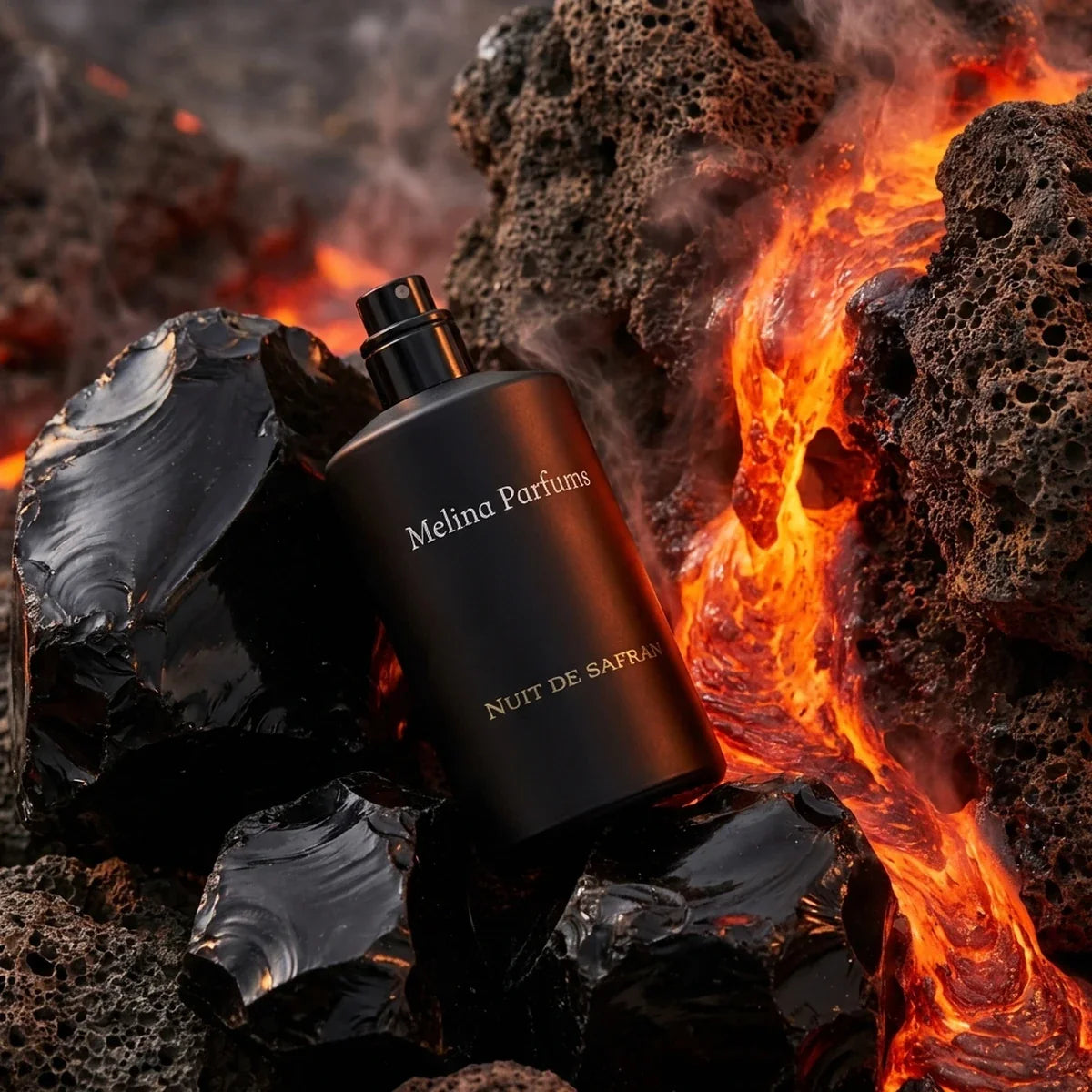 50ml Melina Parfums - Nuit de Safran Édition L’Obsidienne - Extrait de Parfum Mixte