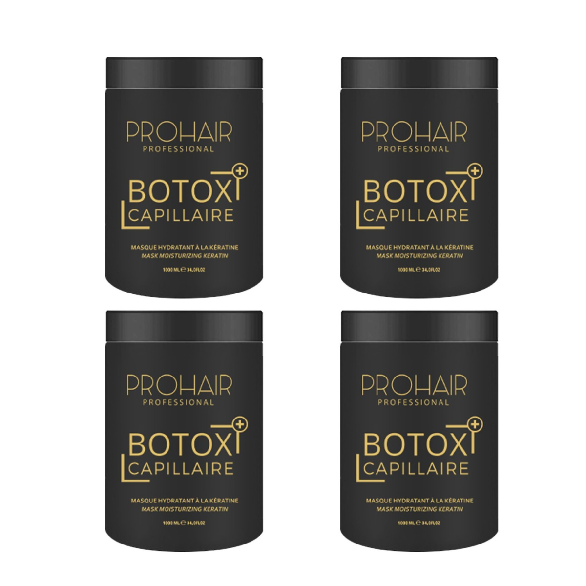 6 * 1000ml Prohair - BO.TOX + Capillaire pour Cheveux à la Kératine