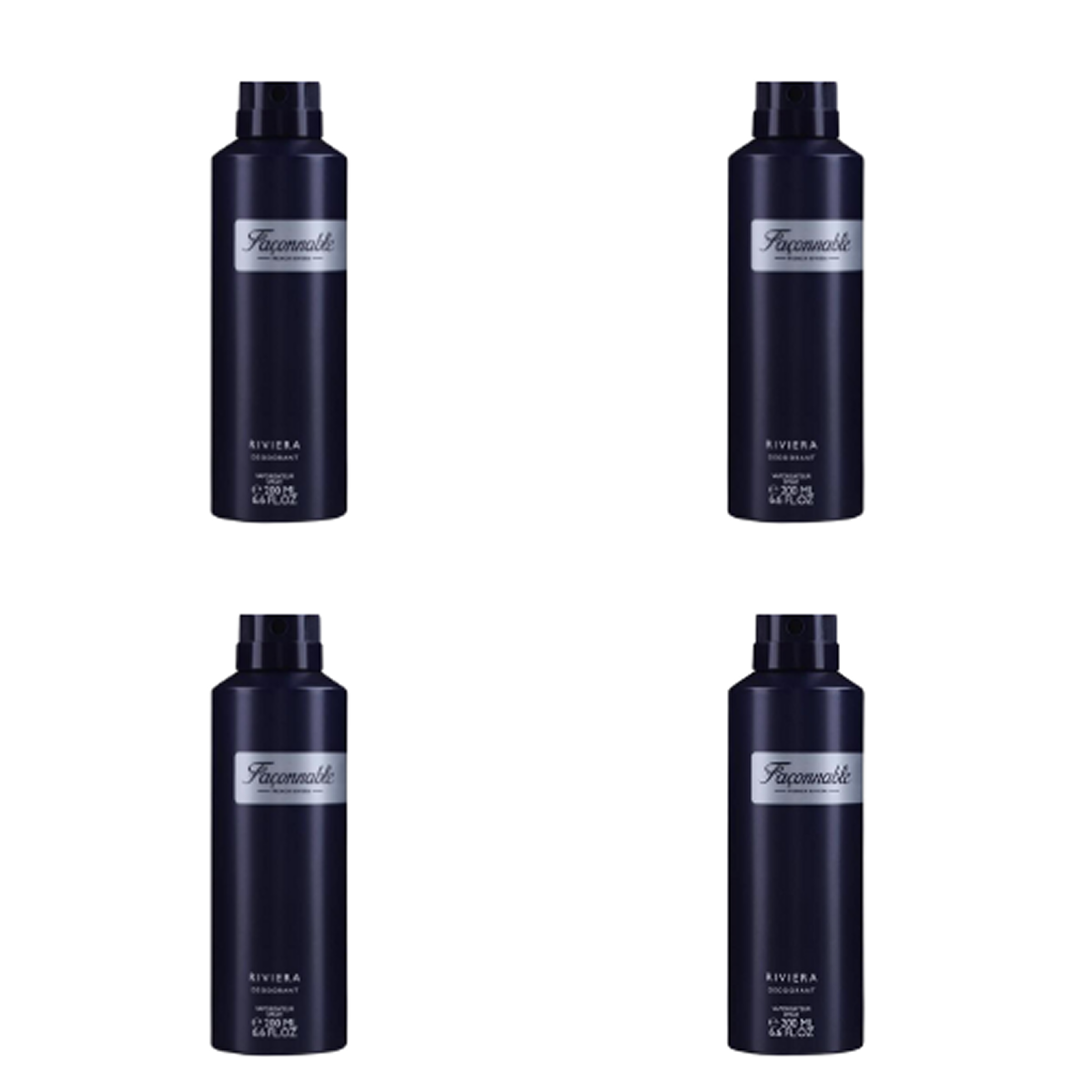 6*200ml Façonnable - Riviera - Deodorant für Herren