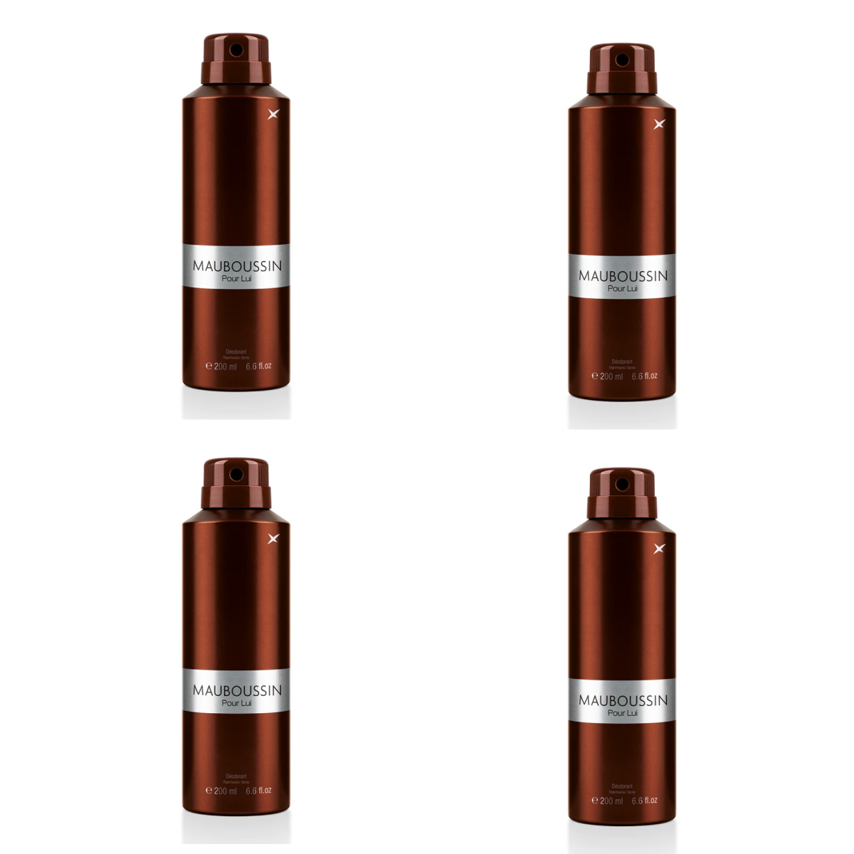 200ml*2 Mauboussin - pour Lui - Déodorant pour homme