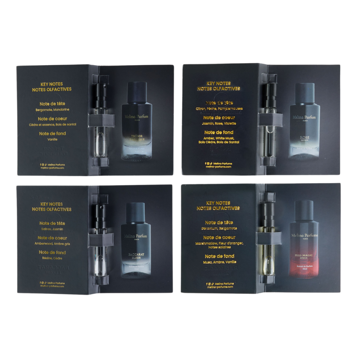Melina Parfums - Rose Sauvage - Parfumextrakt für Damen