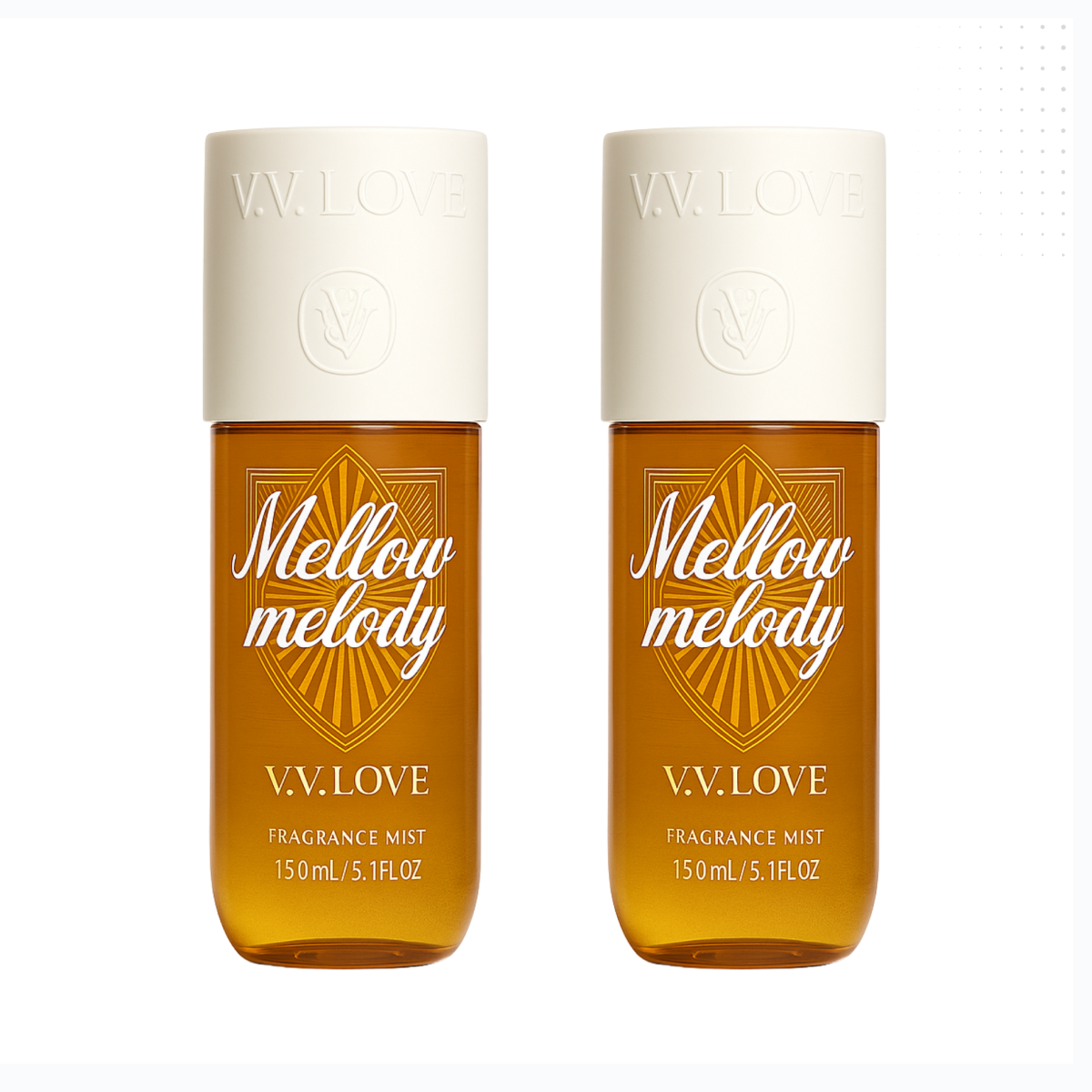 12*150ml Vv Love - Mellow Melody - Körperspray für Damen