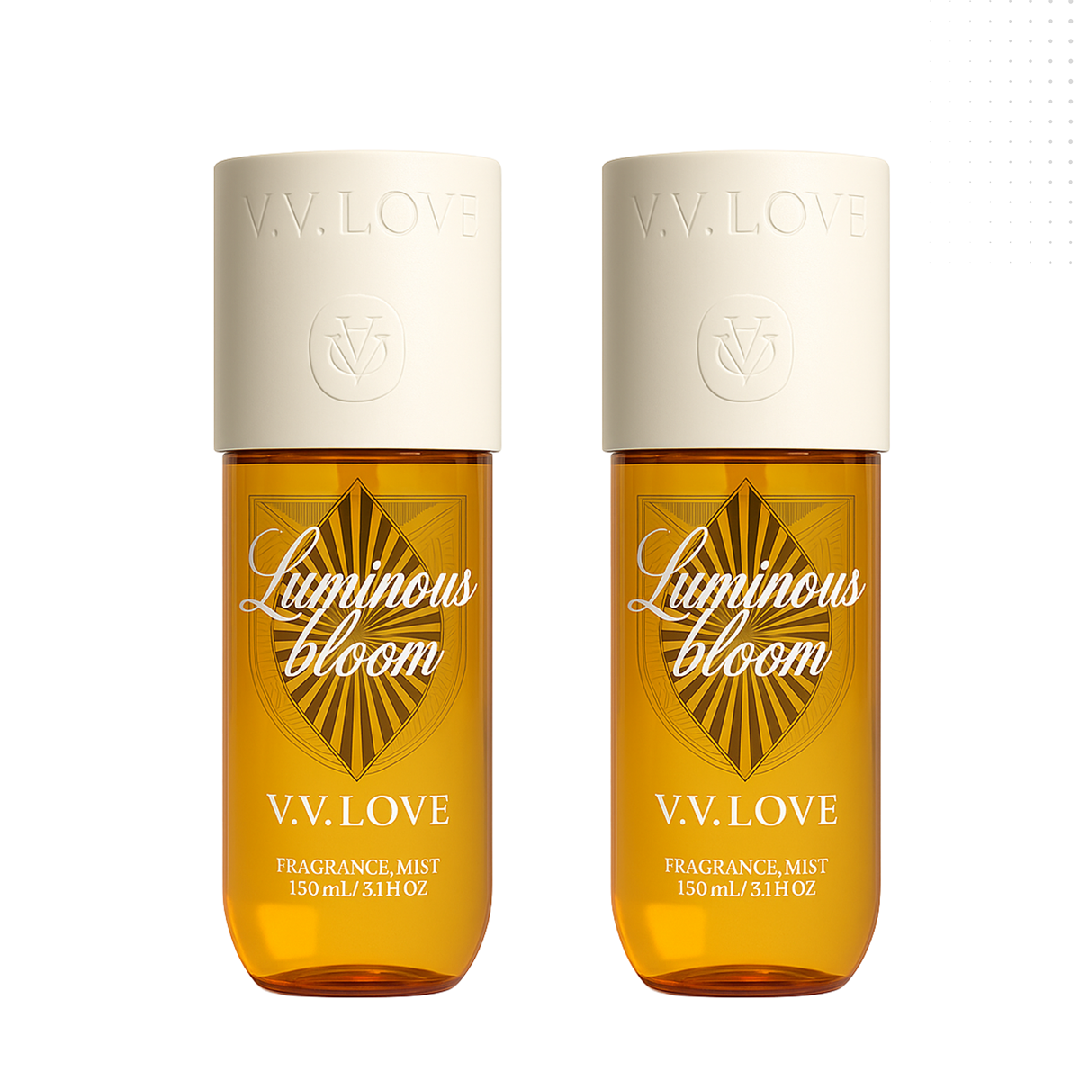 12*150ml Vv Love - Luminous Bloom - Körperspray für Damen