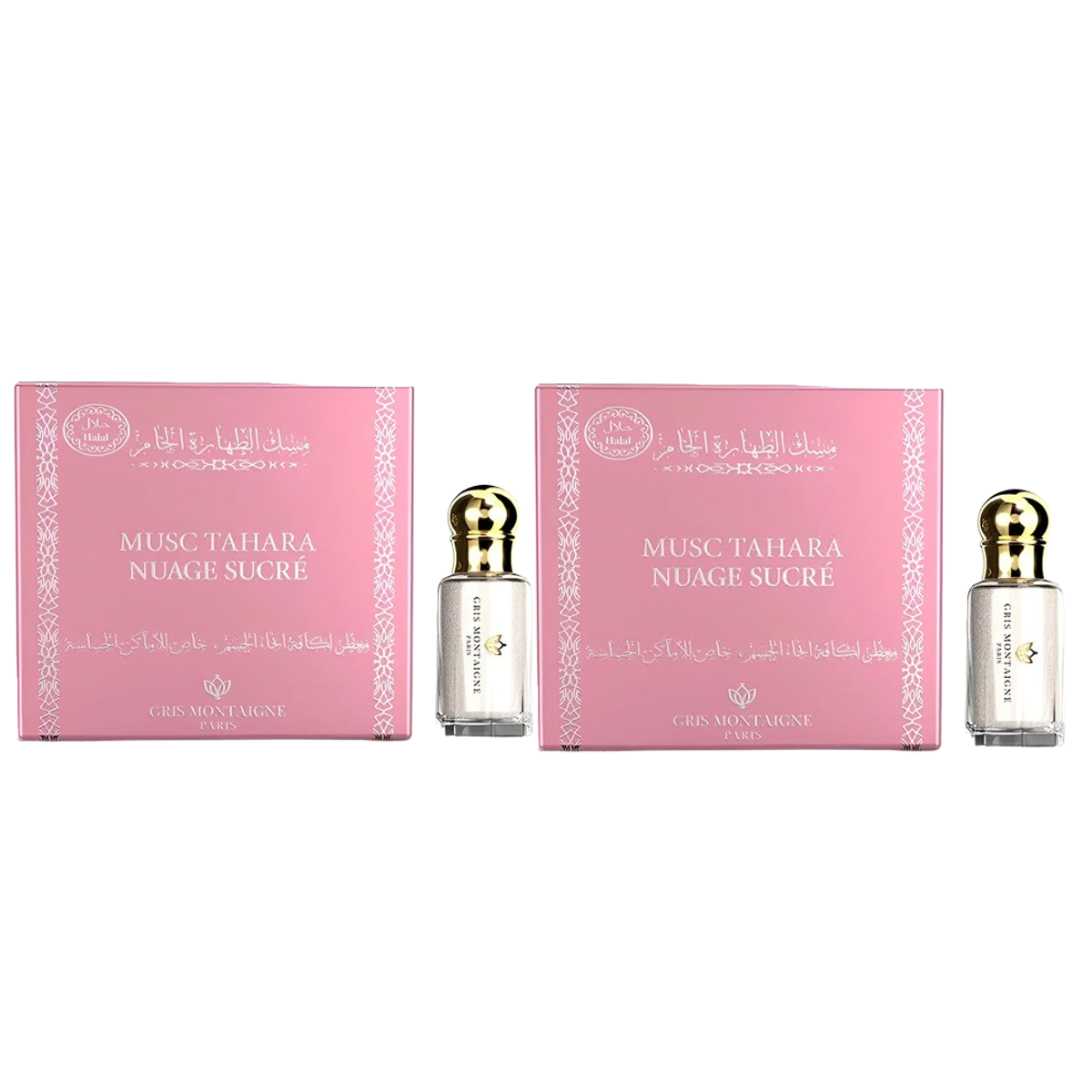 12ml*4 Gris Montaigne - Musc Tahara Nuage Sucré - Parfum Concentré