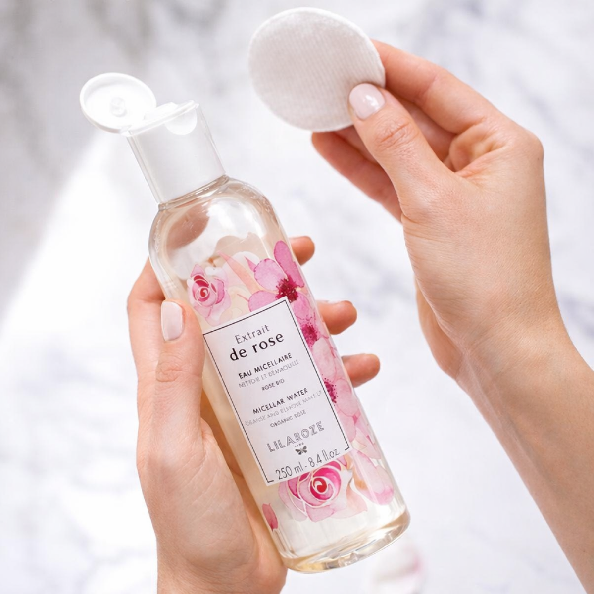 Lilaroze Paris - Mizellenwasser Extrakt aus Rose Nettoie et Démaquille Bio