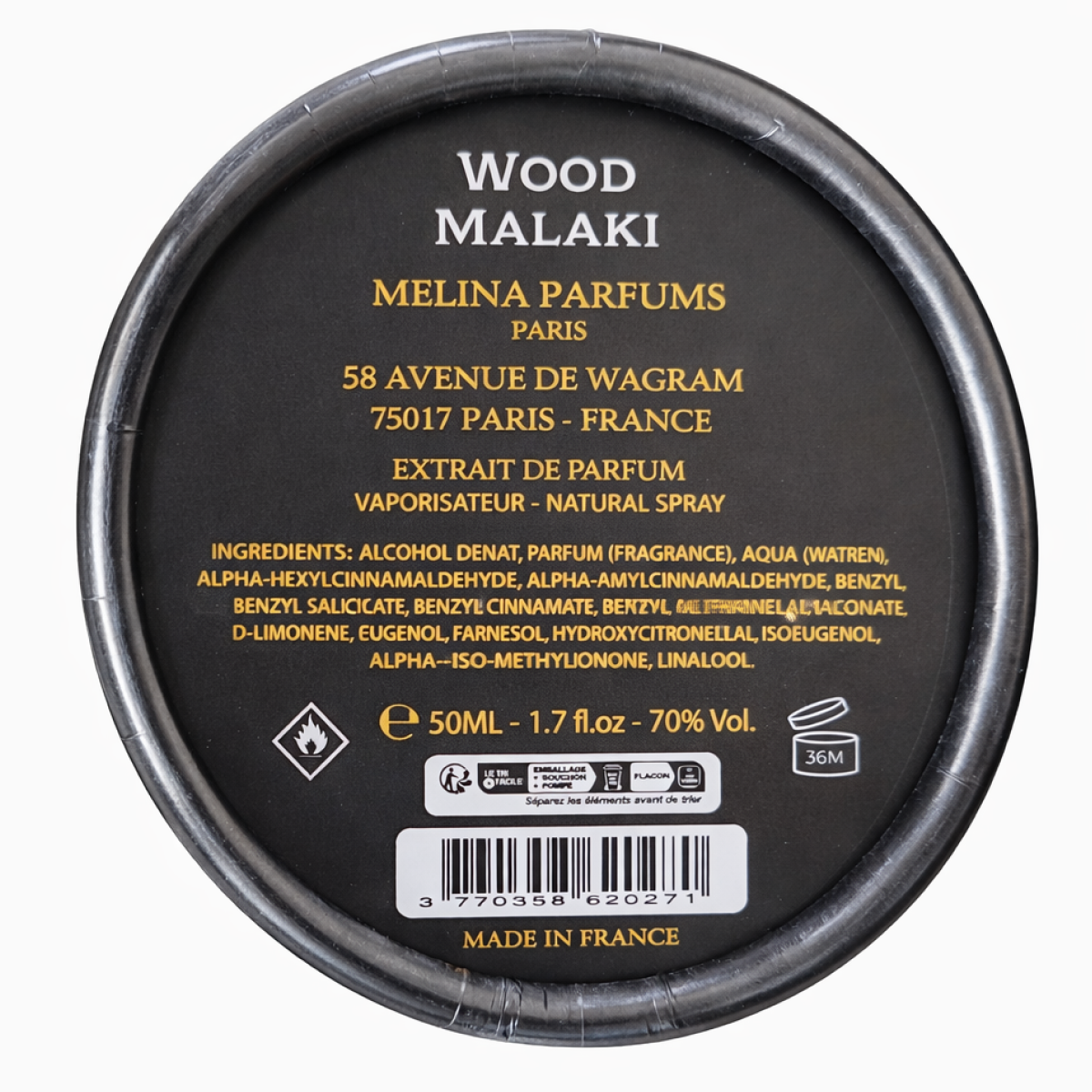 Melina Parfums - Wood Malaki - Parfumextrakt Unisex