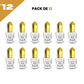 12*5ml el Nabil - Musc Slim - Parfum Concentré Sans Alcool