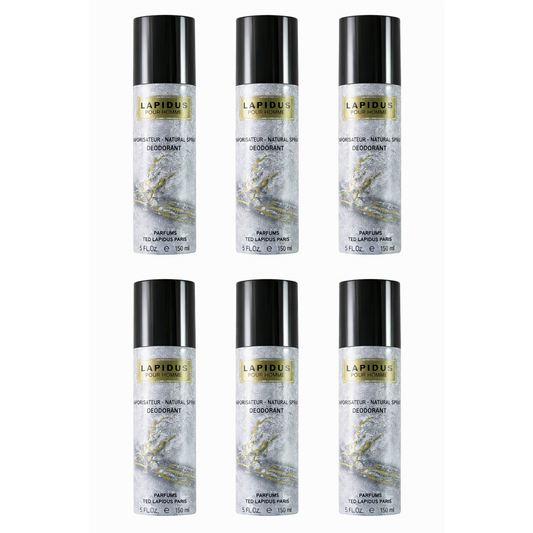 6 * 150ml Ted Lapidus - Lapidus - Deodorant für Herren