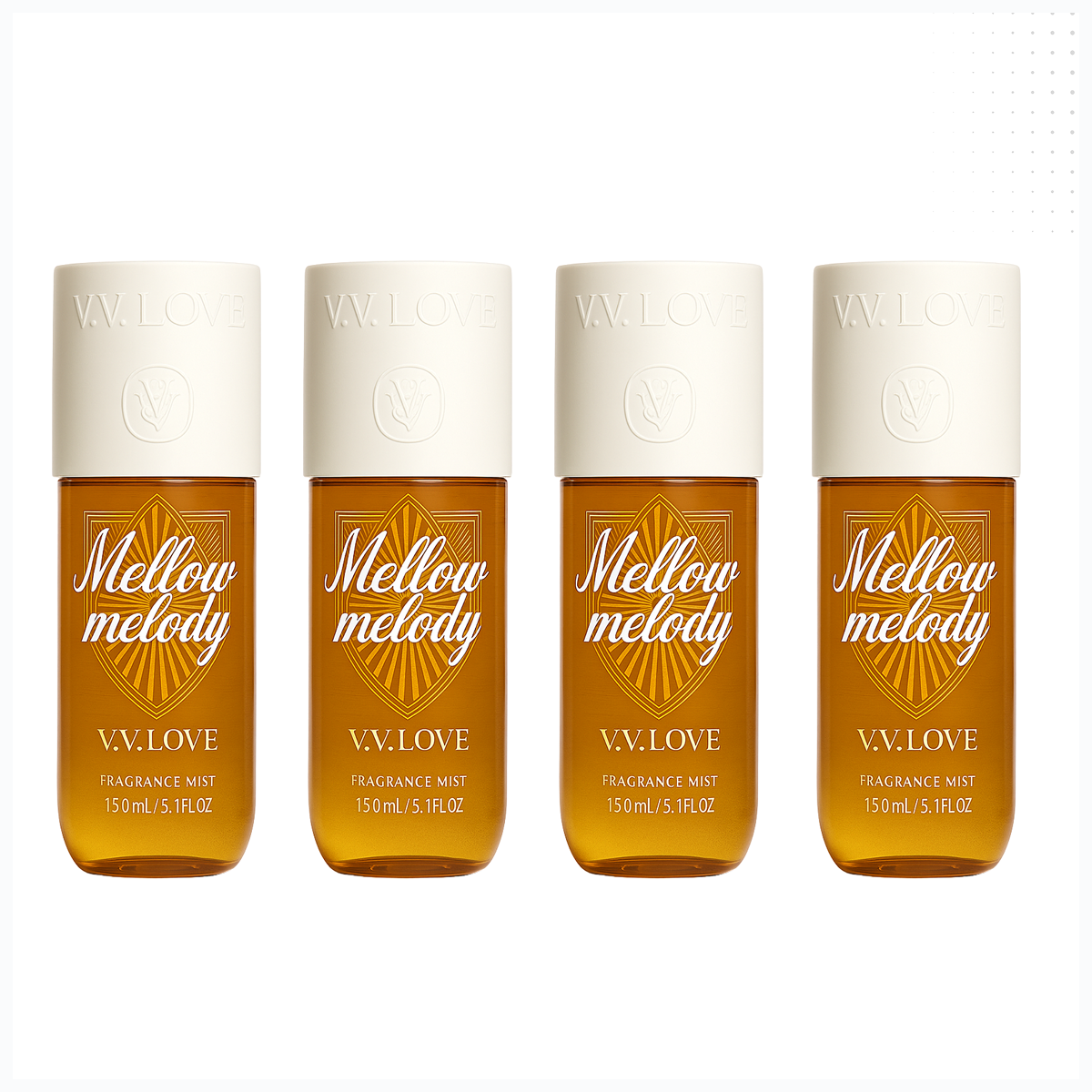 12*150ml Vv Love - Mellow Melody - Körperspray für Damen
