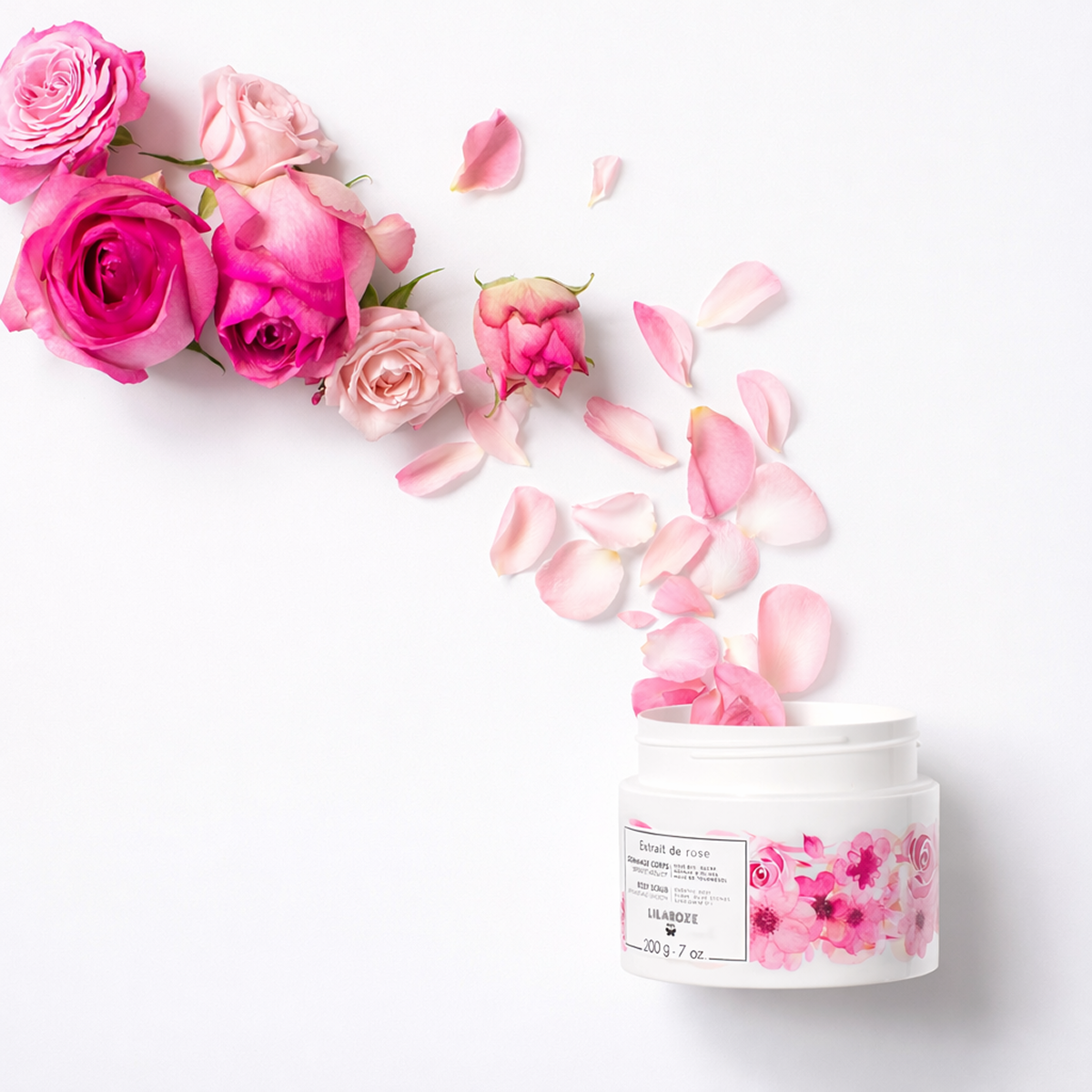 Lilaroze Paris - Peeling Körper Extrakt aus Rose Bio