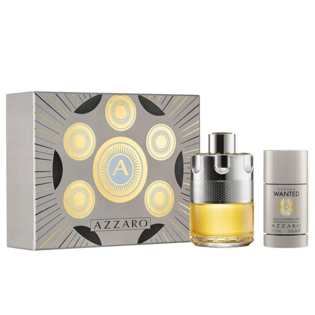 Azzaro - Geschenkset Wanted Eau de Toilette 100ml + Deodorant Stick Sans Alcool 77g