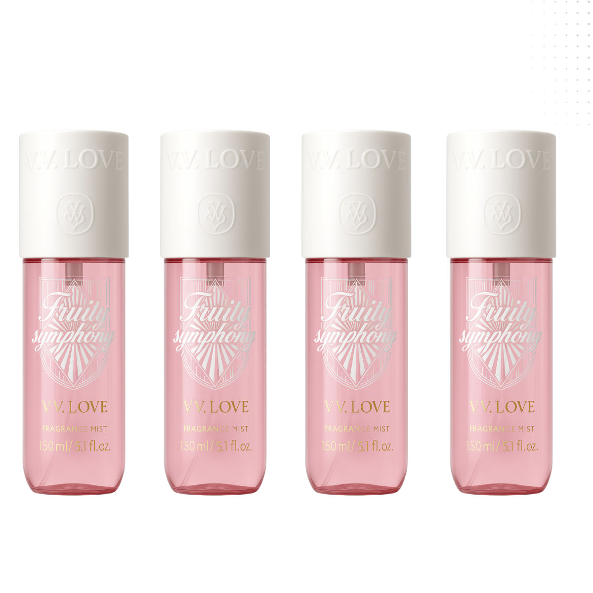 12*150ml Vv Love - Fruity Symphony - Körperspray für Damen