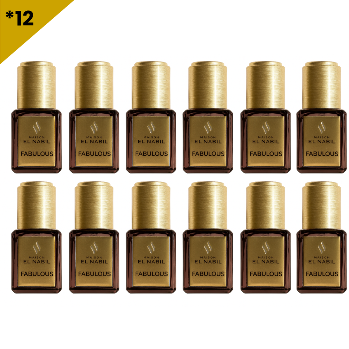 6*5ml el Nabil - Fabulous - Parfum Concentré Sans Alcool