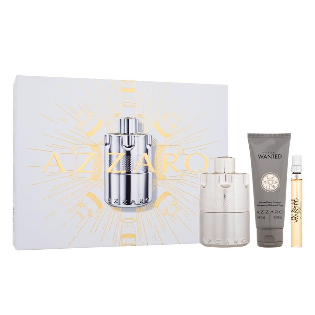 Azzaro - Wanted EDP 100ml + Edp 10ml + Duschgel 75ml
