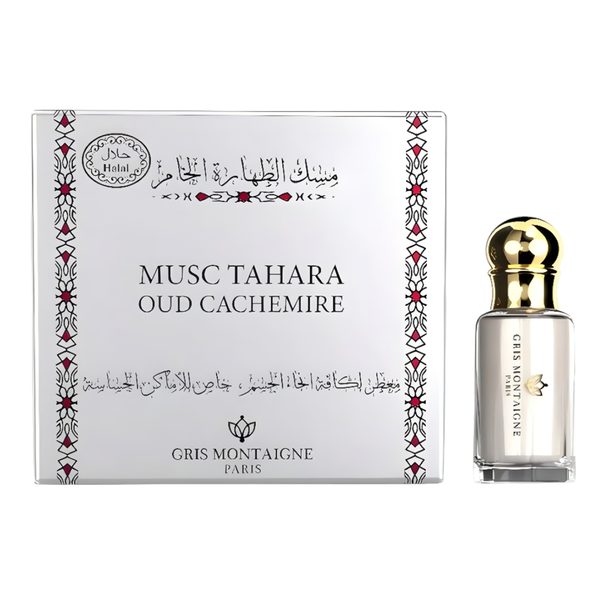 2*12ml Gris Montaigne - Musc Tahara Oud Cachemire - Parfum Concentré