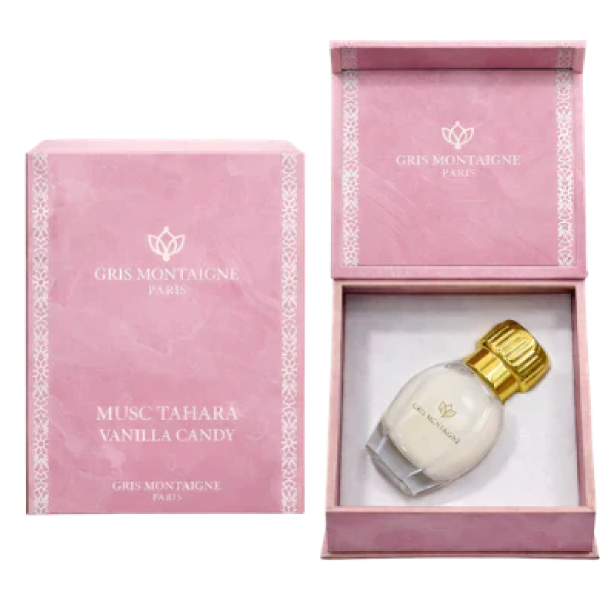 12ml * 2 Gris Montaigne - Musc Tahara Vanilla Candy - Concentré de Parfum