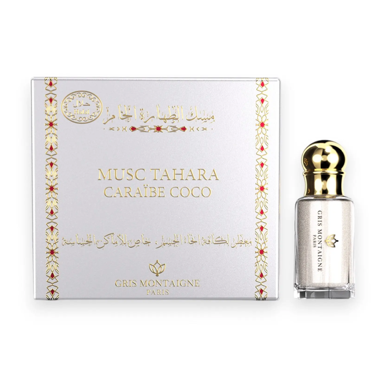 2*12ml Gris Montaigne - Musc Tahara Caraïbe Coco - Parfum Concentré