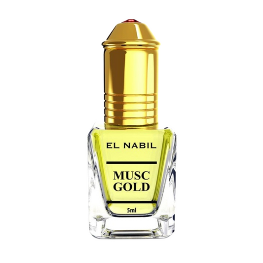 12*5ml el Nabil - Musc Gold - Parfum Concentré Sans Alcool