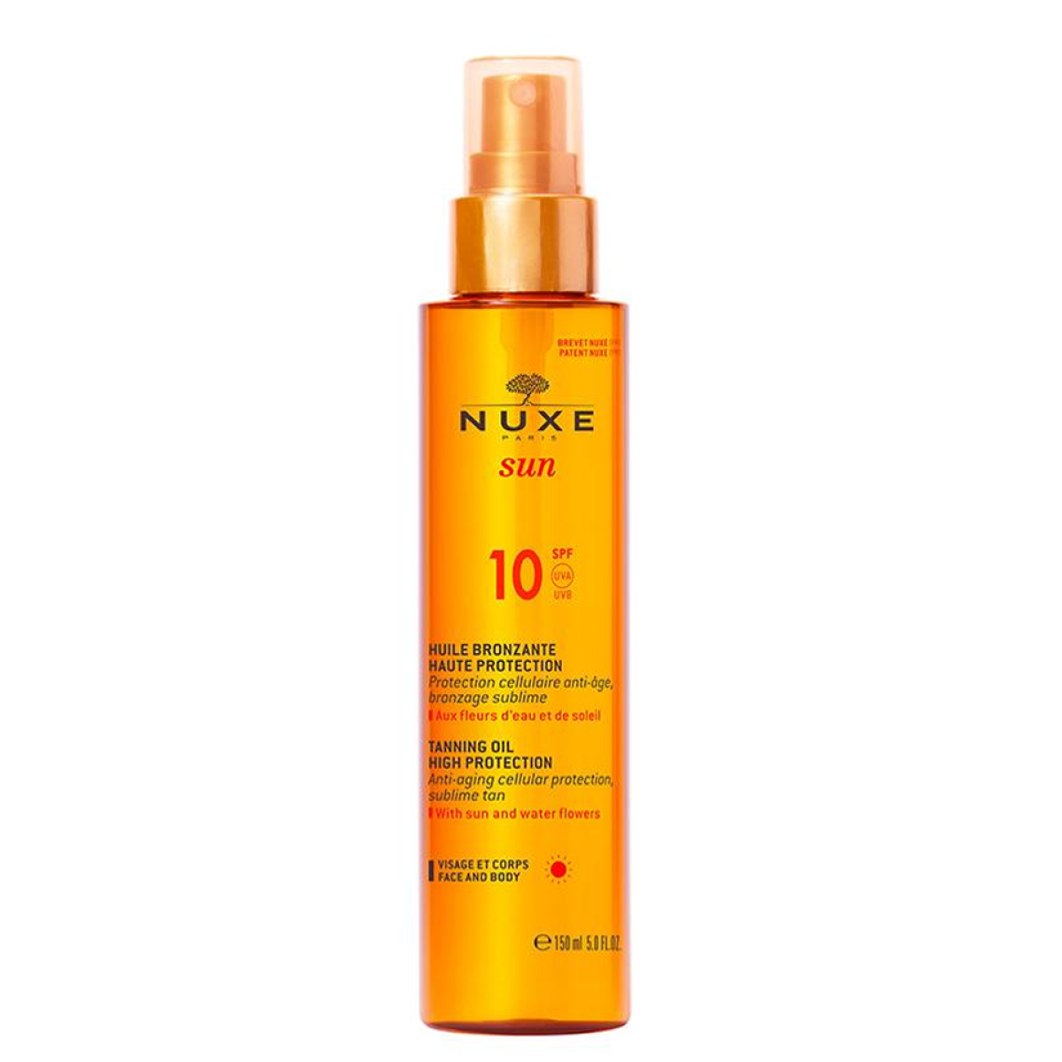 Nuxe - Öl Bronzante Anti - age Faible Protection Spf10