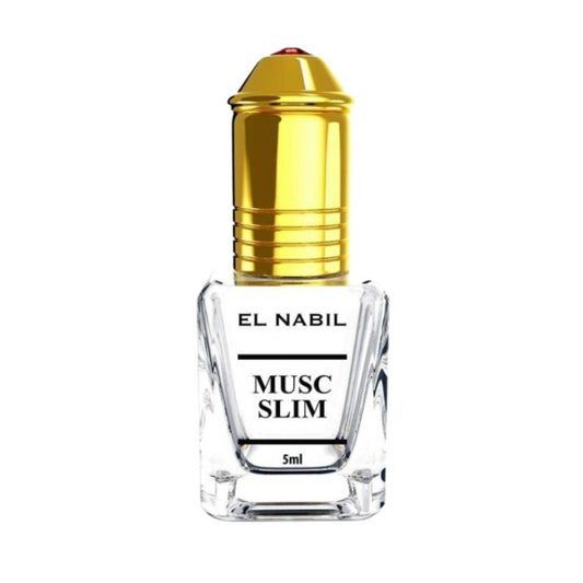 12*5ml el Nabil - Musc Slim - Parfum Concentré Sans Alcool