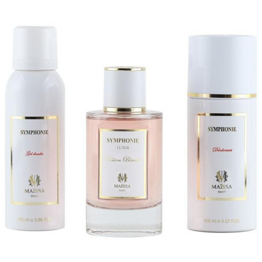 Maïssa - Geschenkset Symphonie Elixir - Eau de Parfum 100ml + Deodorant 150ml + Duschgel 100ml