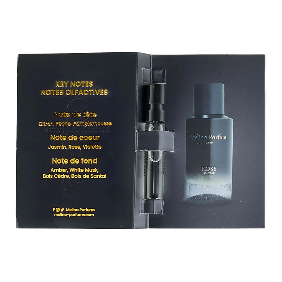 Melina Parfums - Rose Sauvage - Extrait de Parfum für Damen