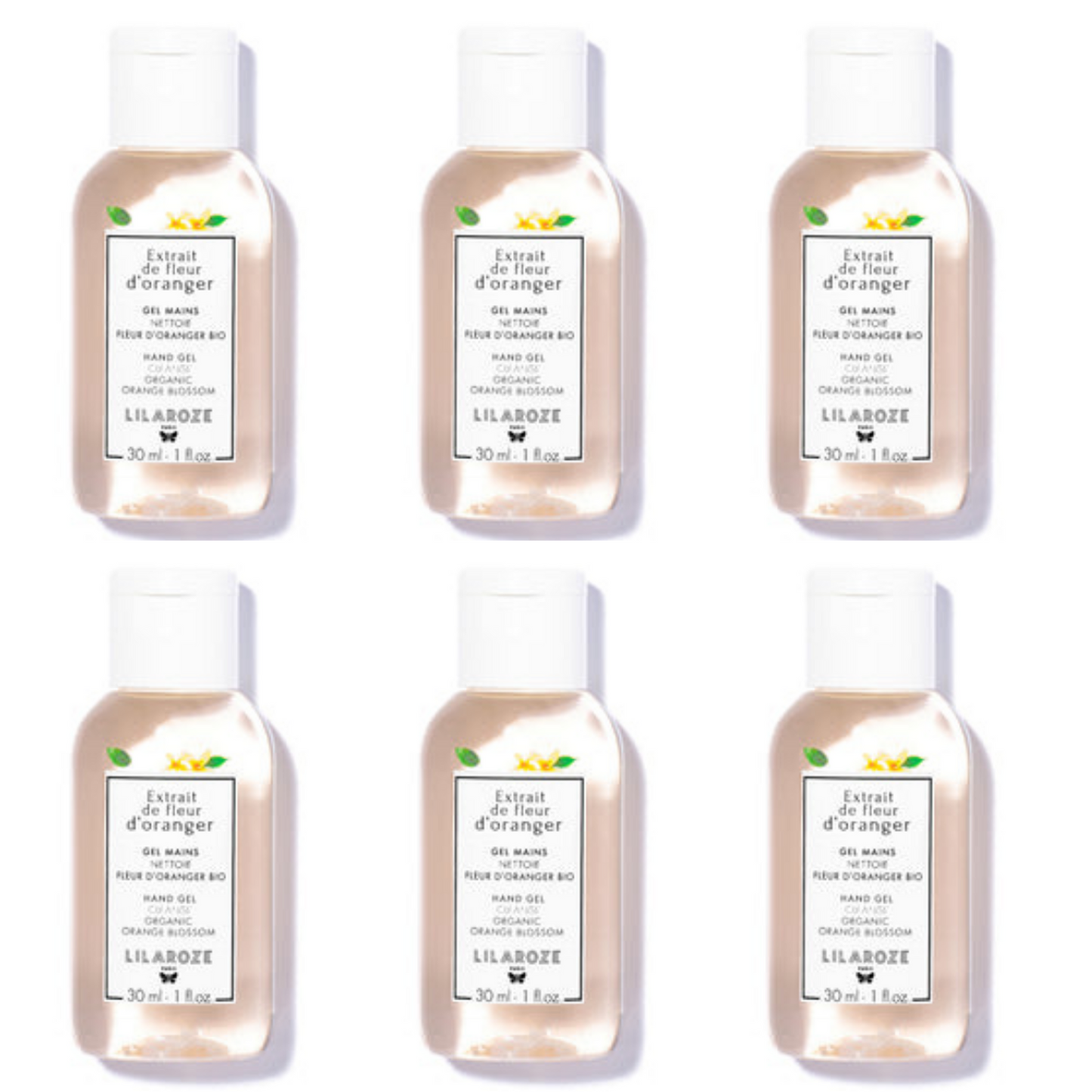 Lilaroze Paris - Gel Mains Nettoie Extrait de Fleur D'oranger (Handreinigungsgel mit Orangenblütenextrakt)