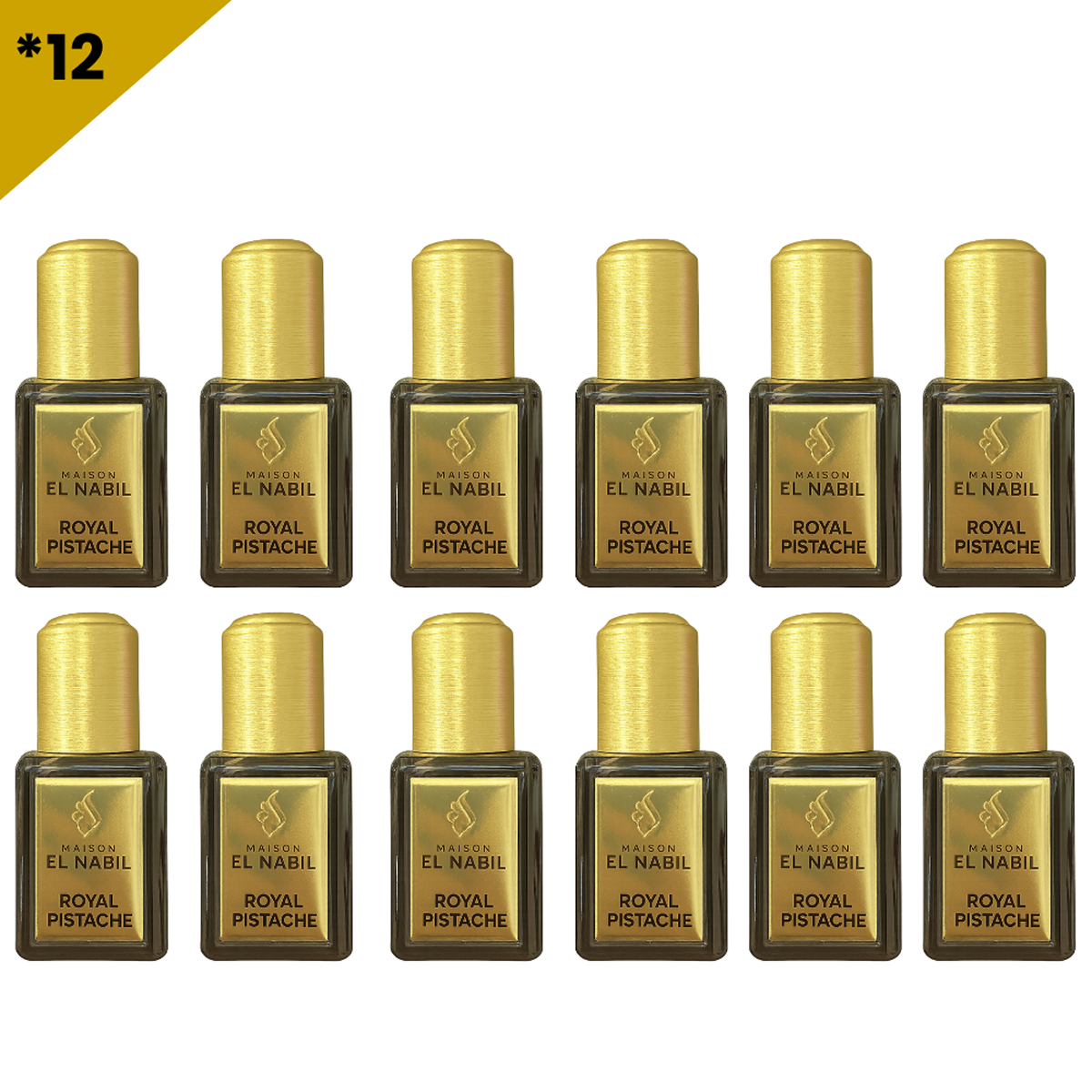 12*5ml el Nabil - Royal Pistache - Parfum Konzentrat Sans Alcool