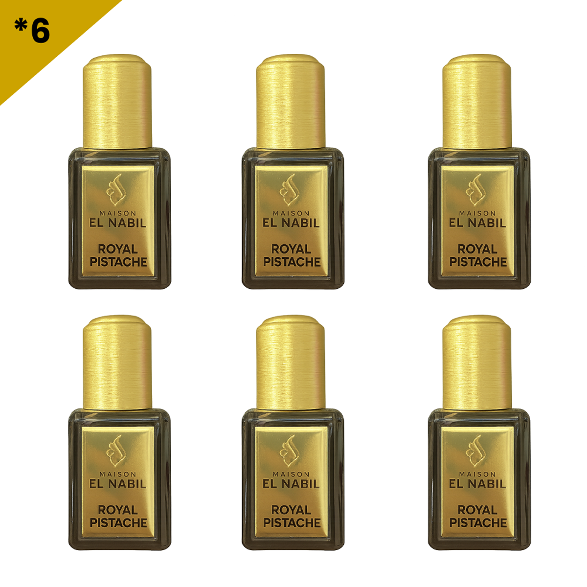 12*5ml el Nabil - Royal Pistache - Parfum Konzentrat Sans Alcool