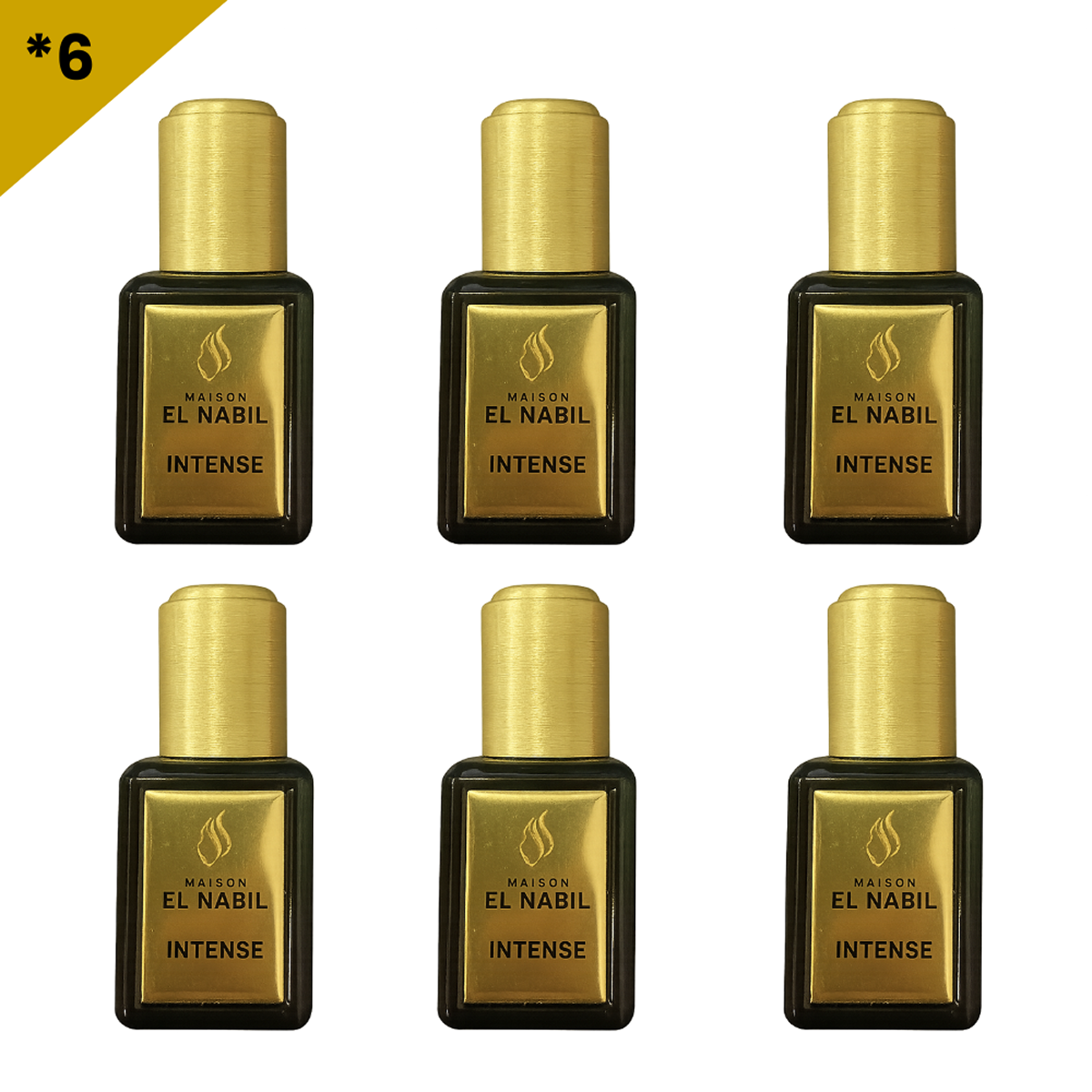 12*5ml el Nabil - Intense - Parfum Concentré Sans Alcool
